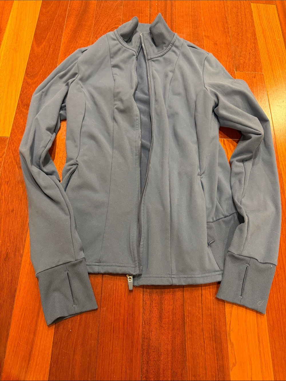 Yogalicious Slate Blue Women's Lightweight Zip-Up Jacket